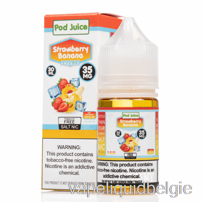 Vape België Vries Aardbei Banaan - Peulensap - 30ml 55mg